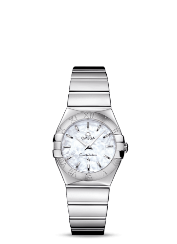 Omega Constellation Quartz 27 Polished Stainless Steel / MOP